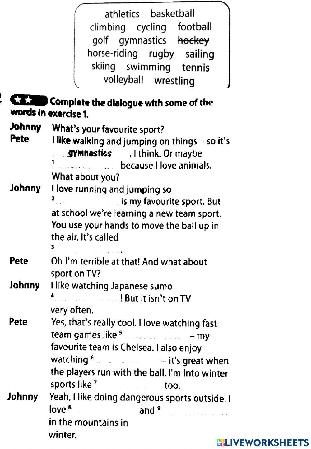 Get smart plus year 5 sports