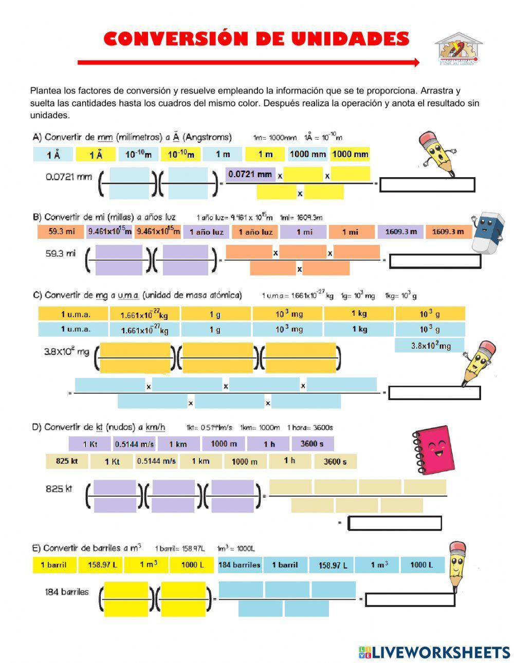 Conversión de Unidades
