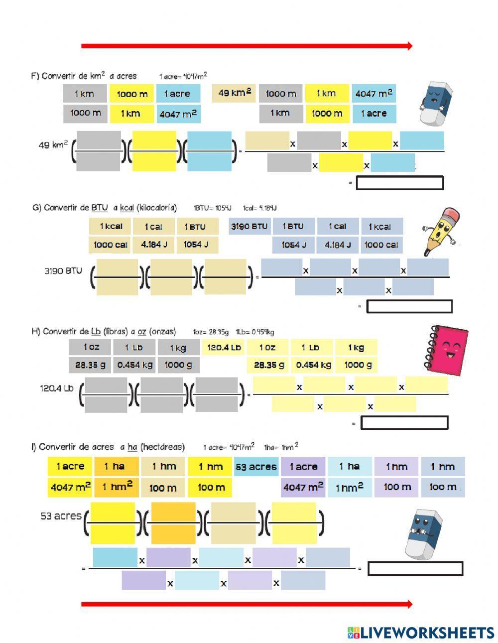 Conversión de Unidades