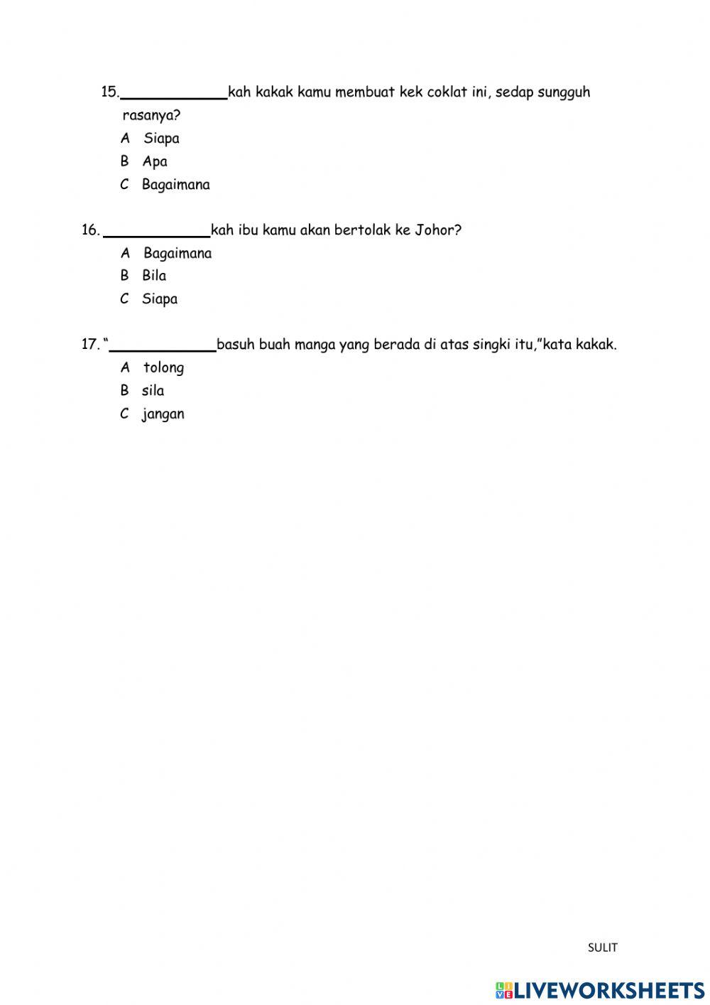 Ujian pengesanan bahasa melayu