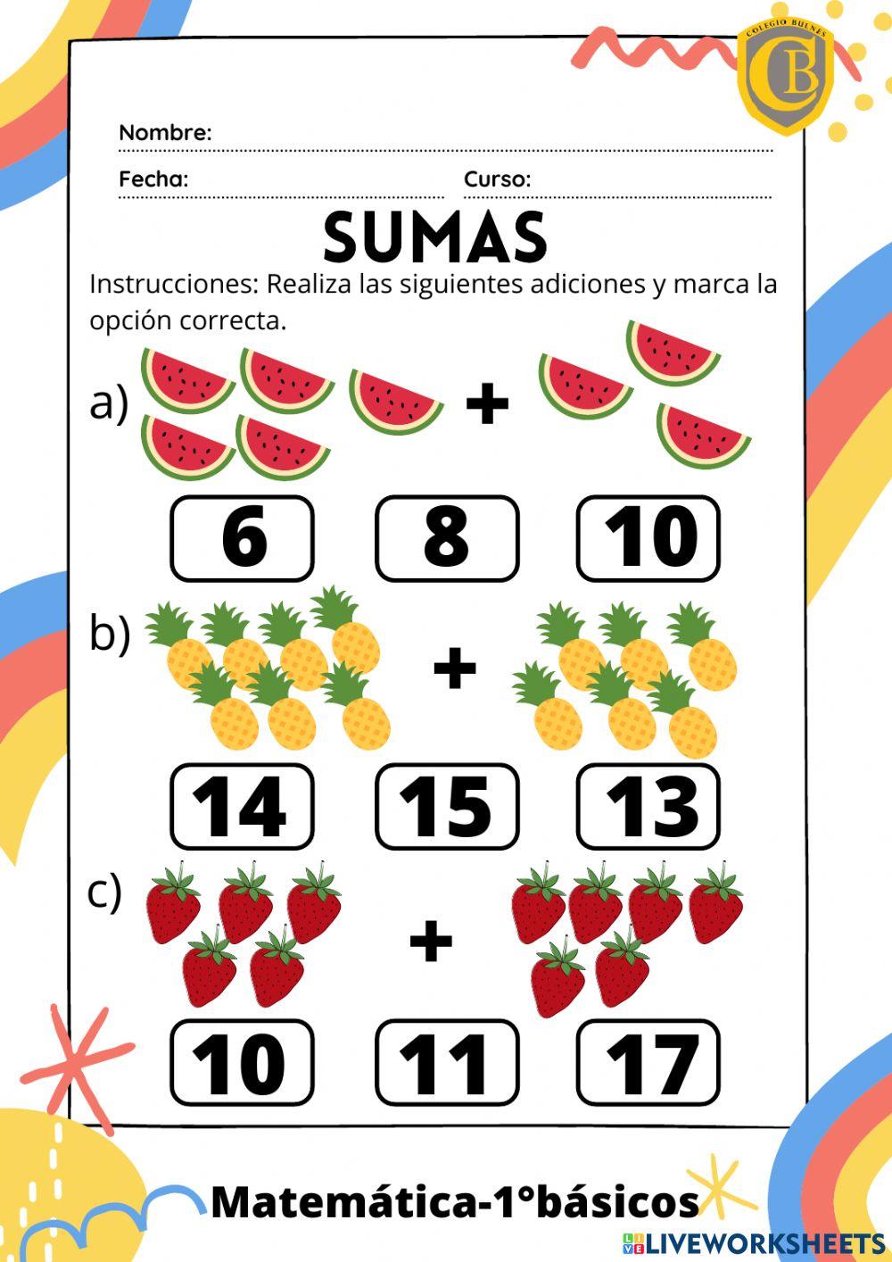 Sumas y restas