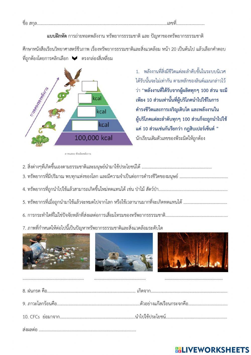 ืทรัพยากรธรรมชาติ