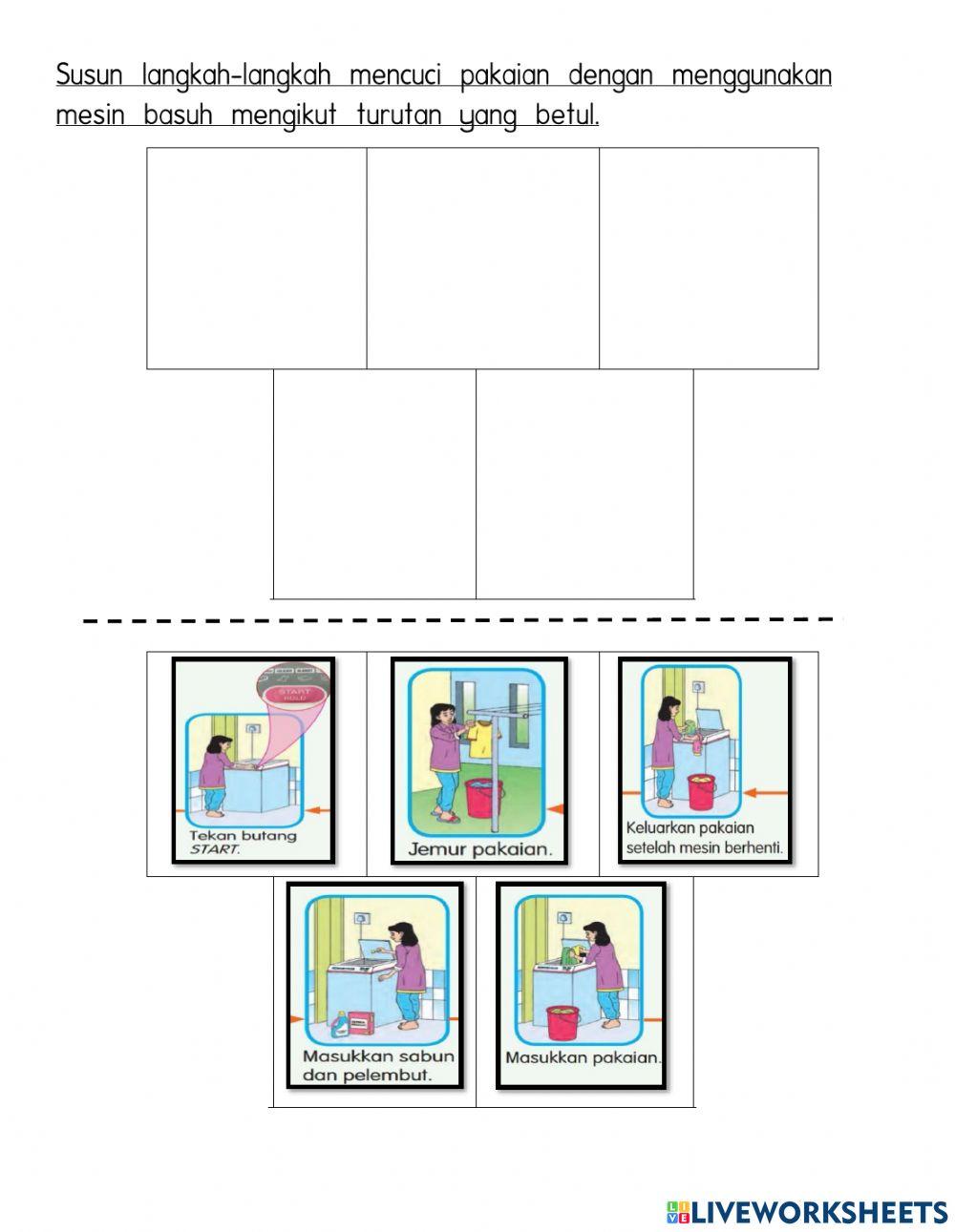 Langkah-langkah Mencuci Pakaian Dengan Menggunakan Mesin Basuh Automatik