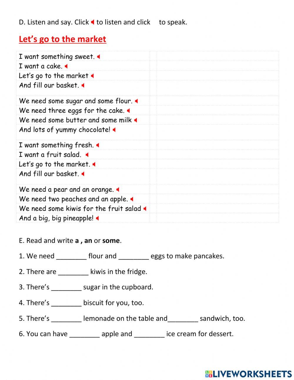 Year 4 Unit 5.1 Eating right