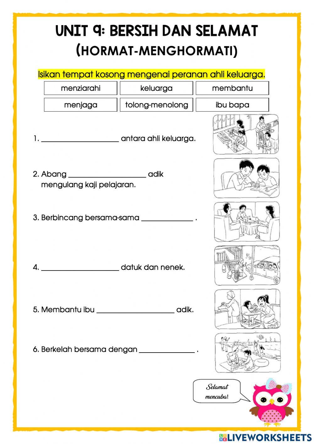 P.Kesihatan Tahun 1: Hormat-menghormati (LAT 3)