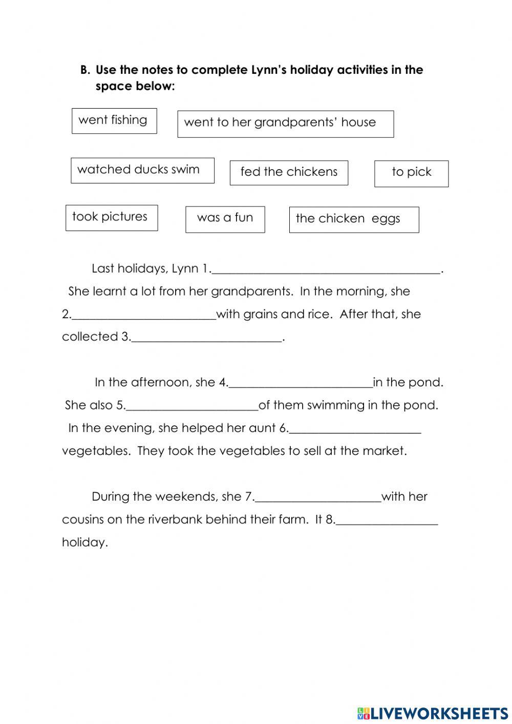1221307 English Year 4 dorothy_8442 LiveWorksheets