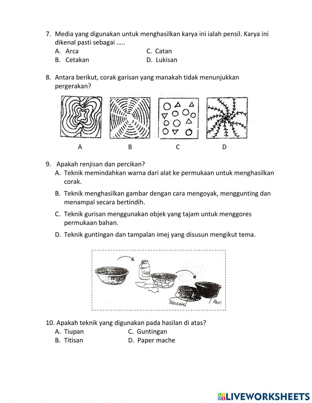 Pentaksiran Setara PSV Tahun 6 (A)
