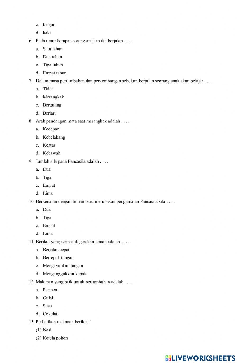 Pertumbuhan dan Perkembangan mahluk Hidup