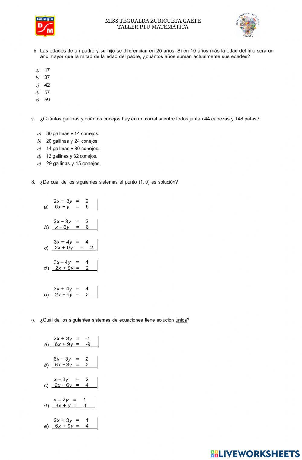 Ensayo SISTEMAS DE ECUACIONES