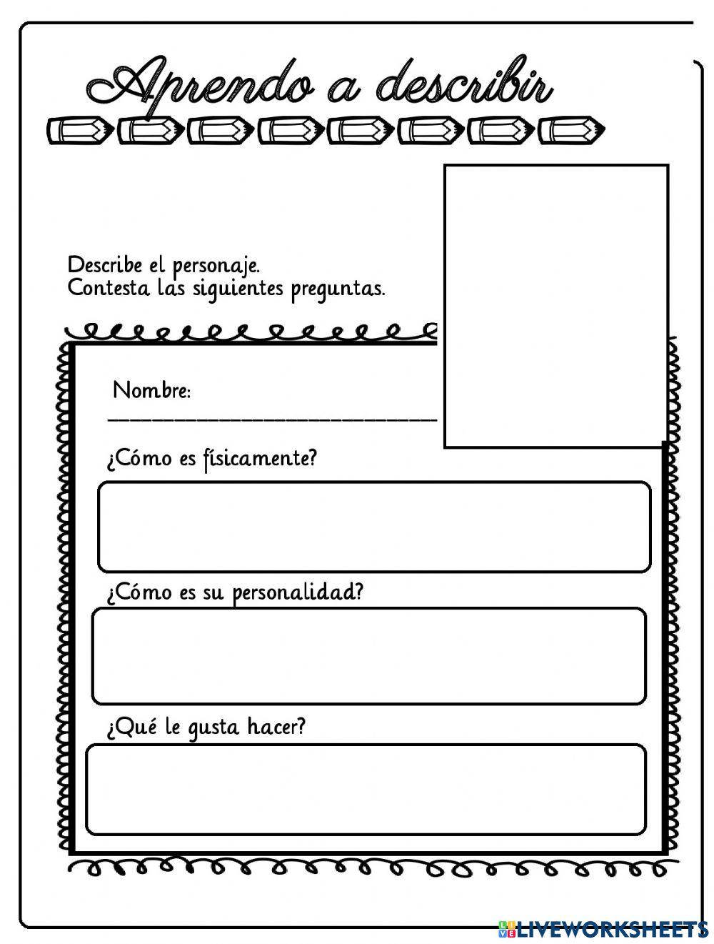 Descripción Personal-