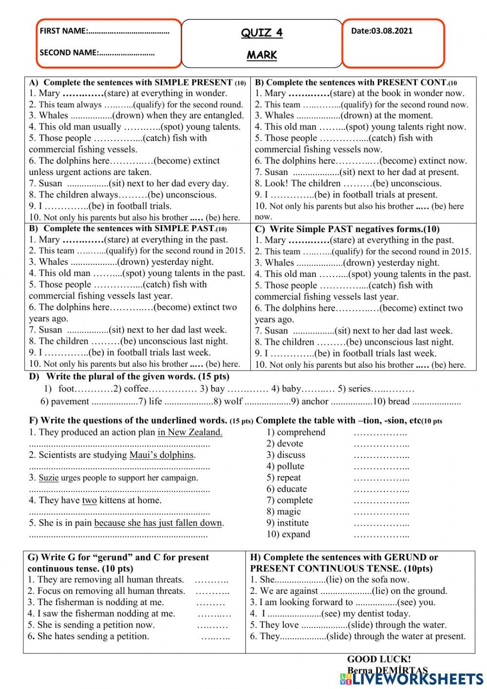 Pamir-summer time quiz-4