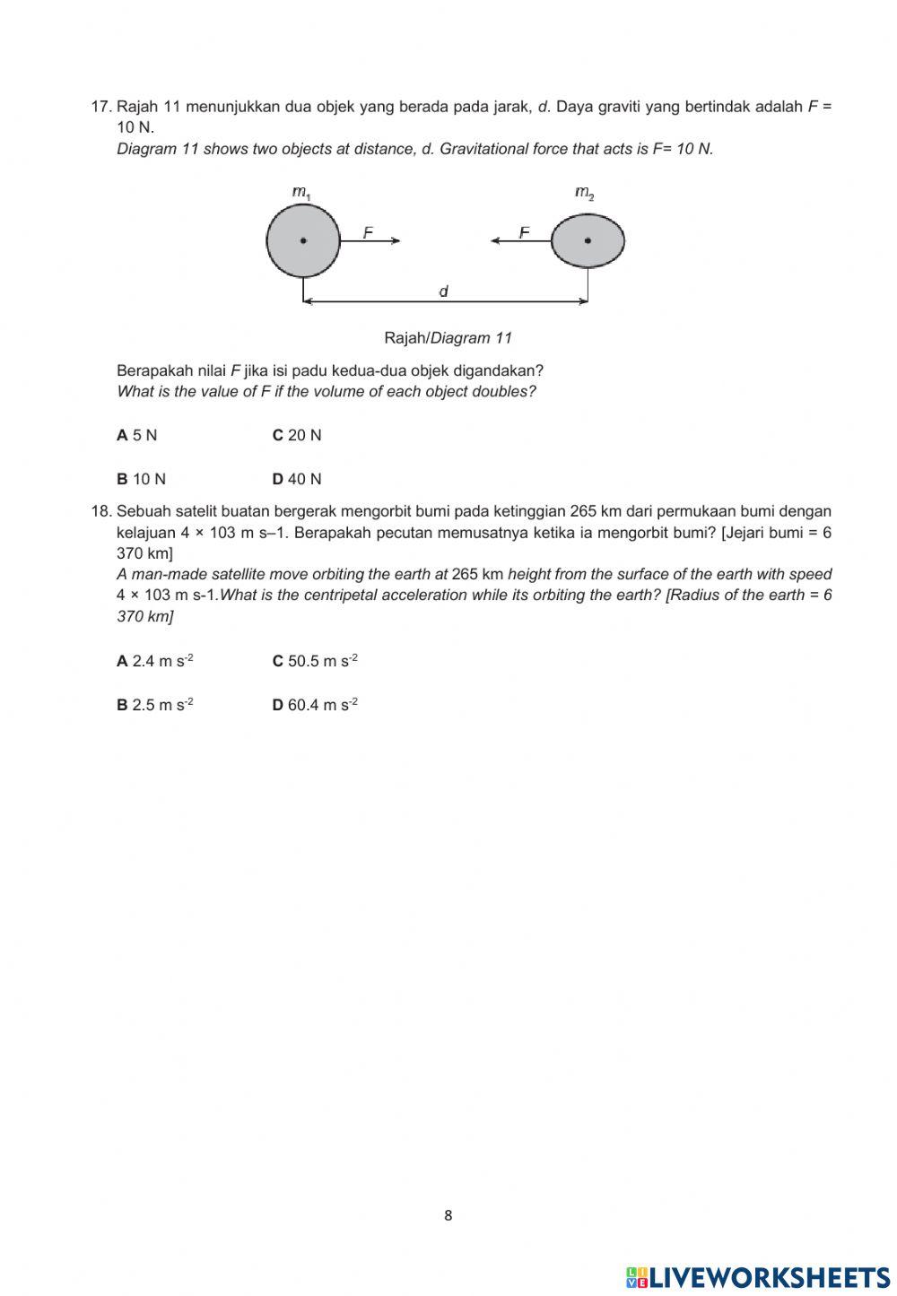 Gerak Gempur 2021 Physics form 4