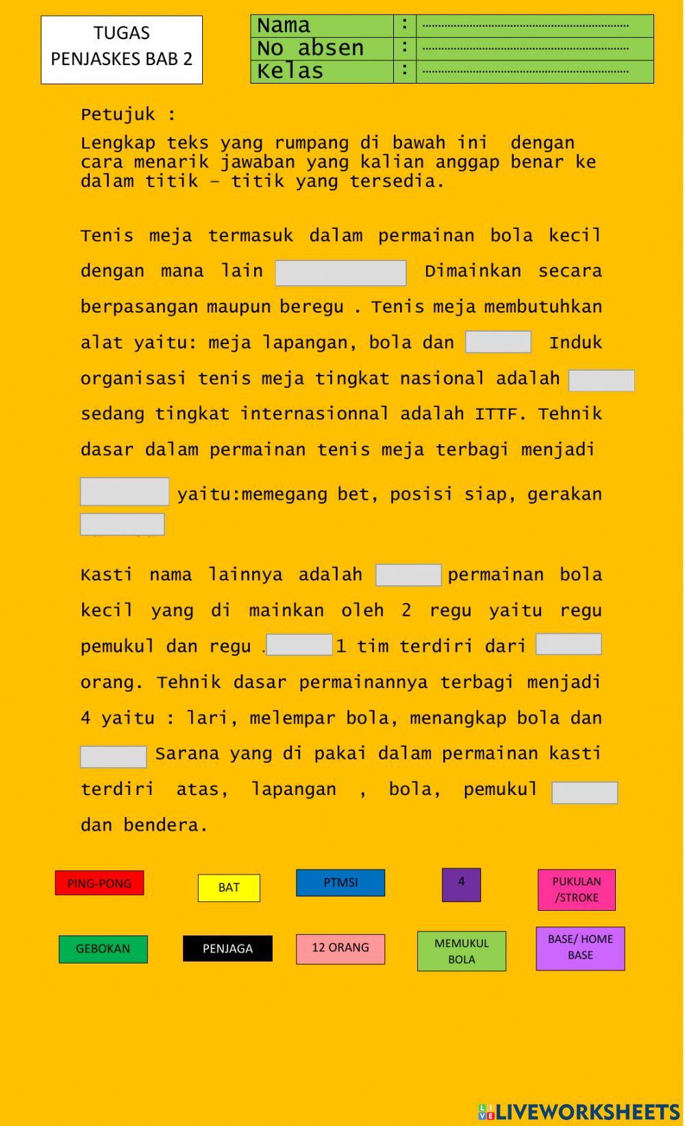 Tugas bab 2-1-penjaskes