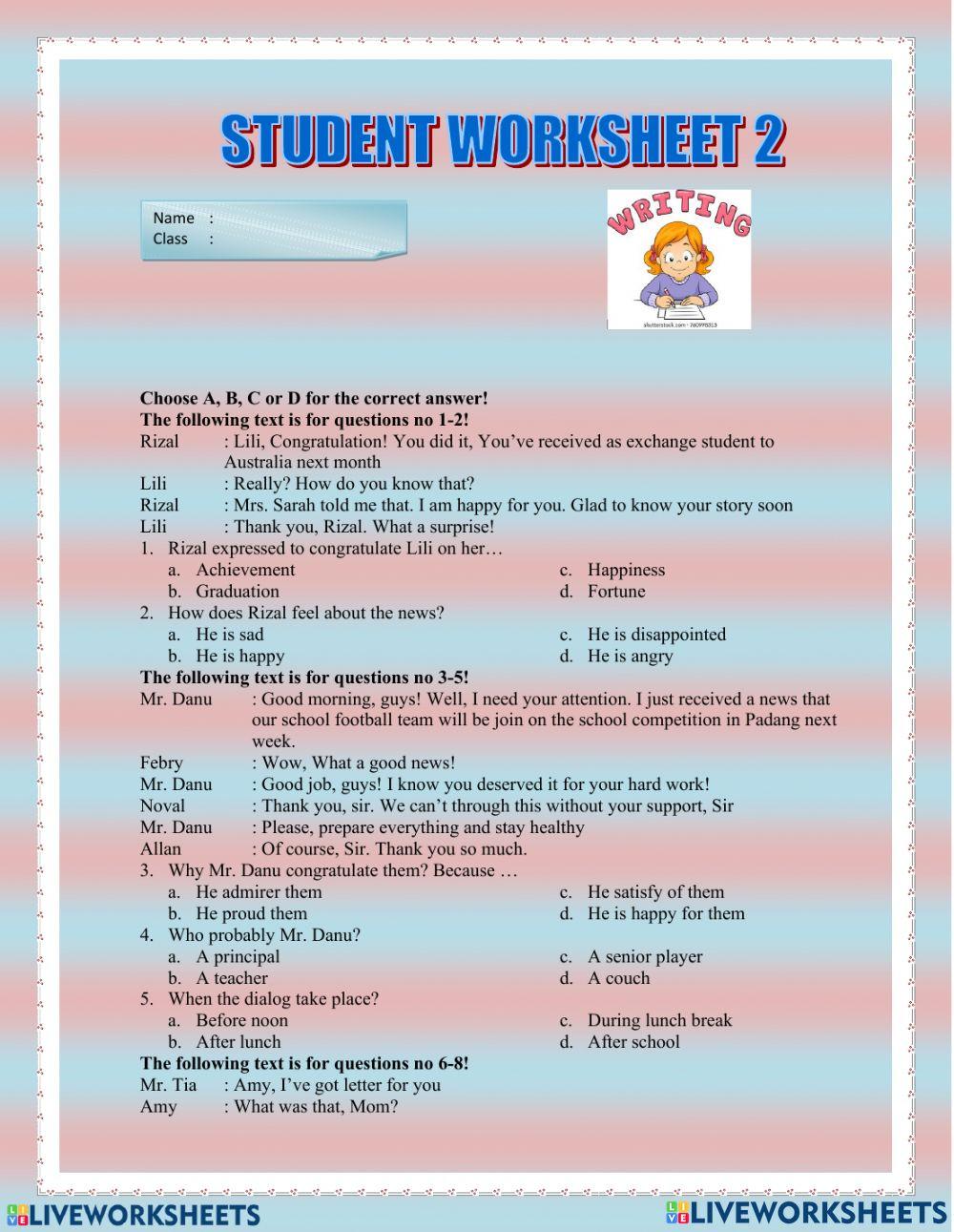 Latihan Congratulation2