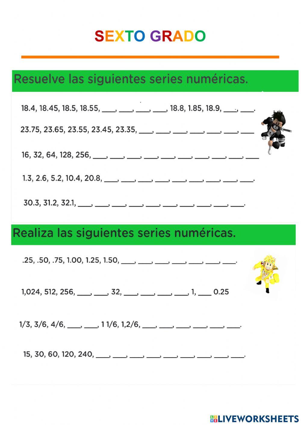 Series numéricas