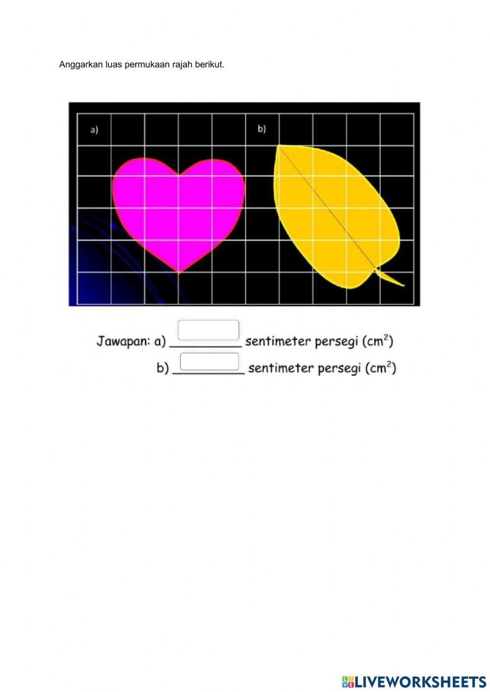 sains tahun 3 : luas