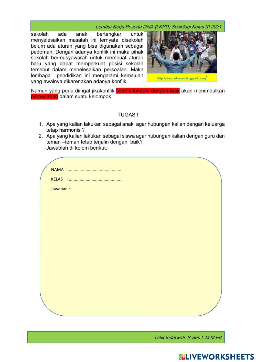 Sosiologi kelas XI pertemuan ke-7(2)