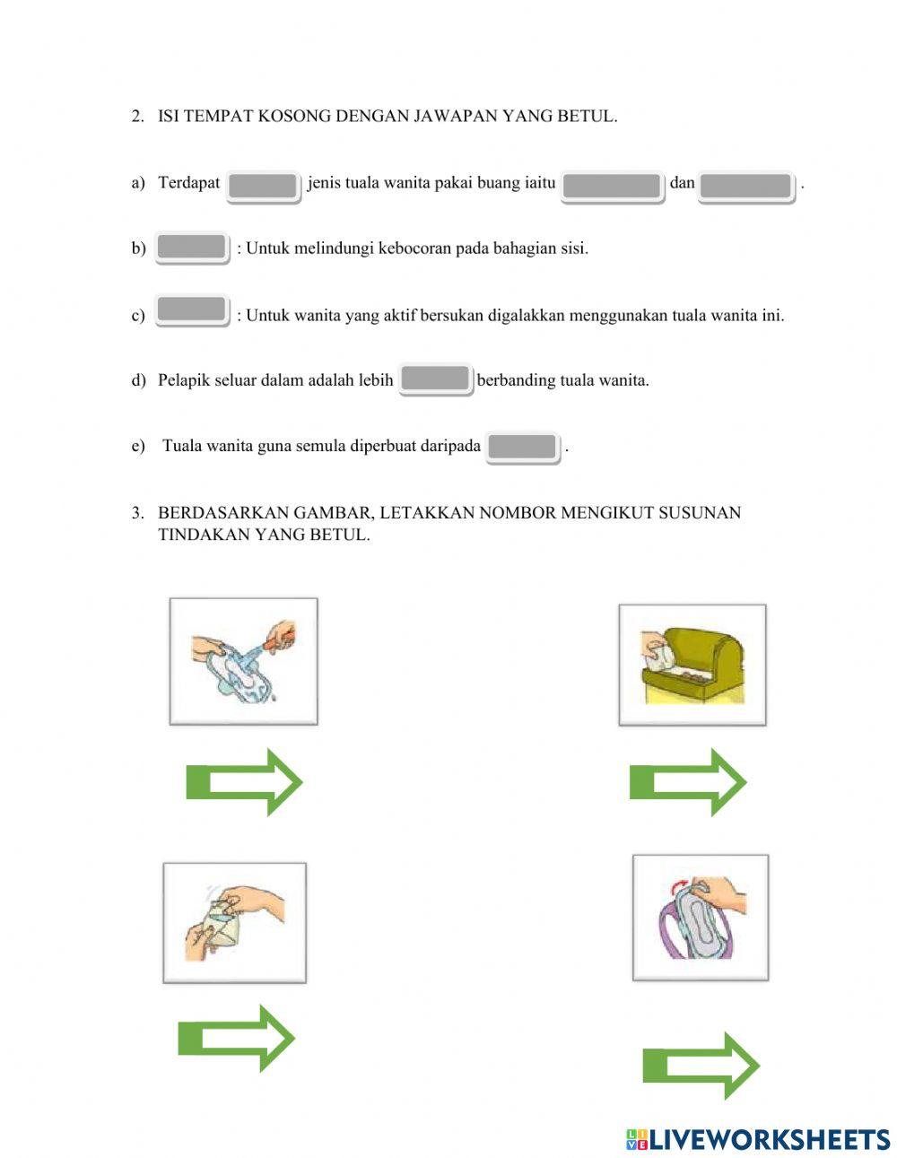 Jenis dan Fungsi Tuala Wanita