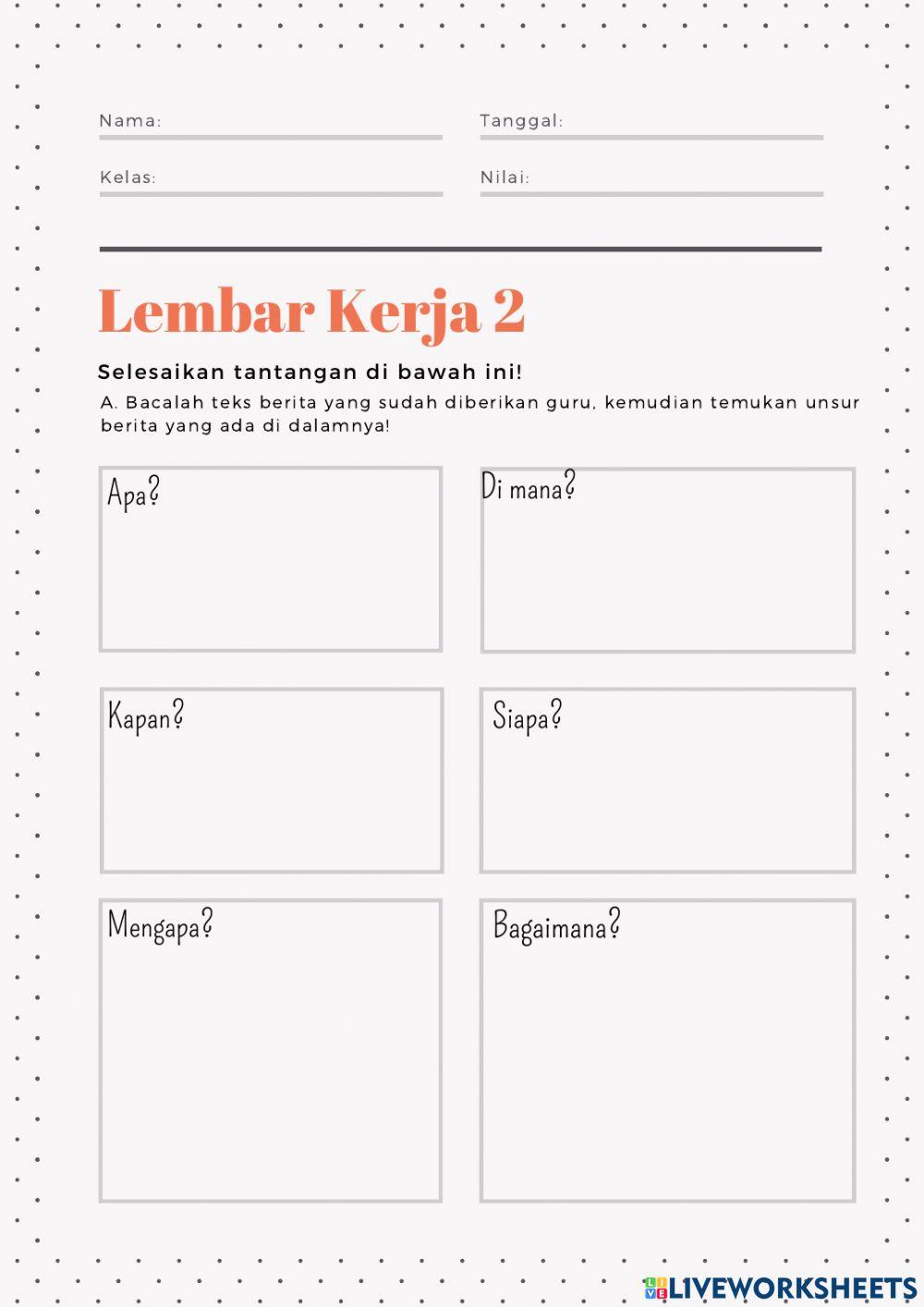 Identifikasi, meringkas, dan menyimpulkan berita