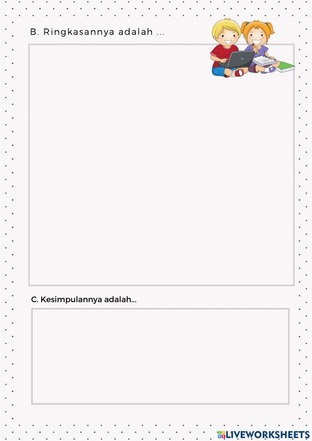 Identifikasi, meringkas, dan menyimpulkan berita