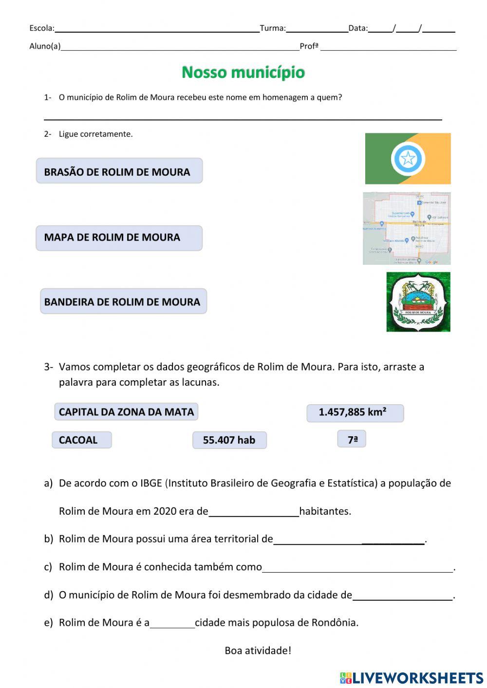 Atividade Rolim de Moura