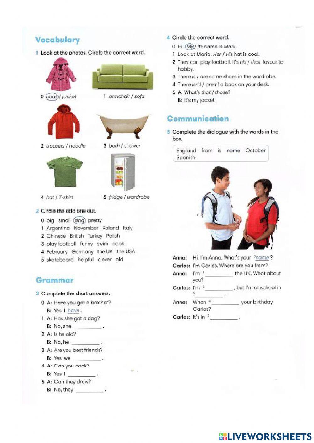 Beginner review This , that , these ,  those,  have got, possesive