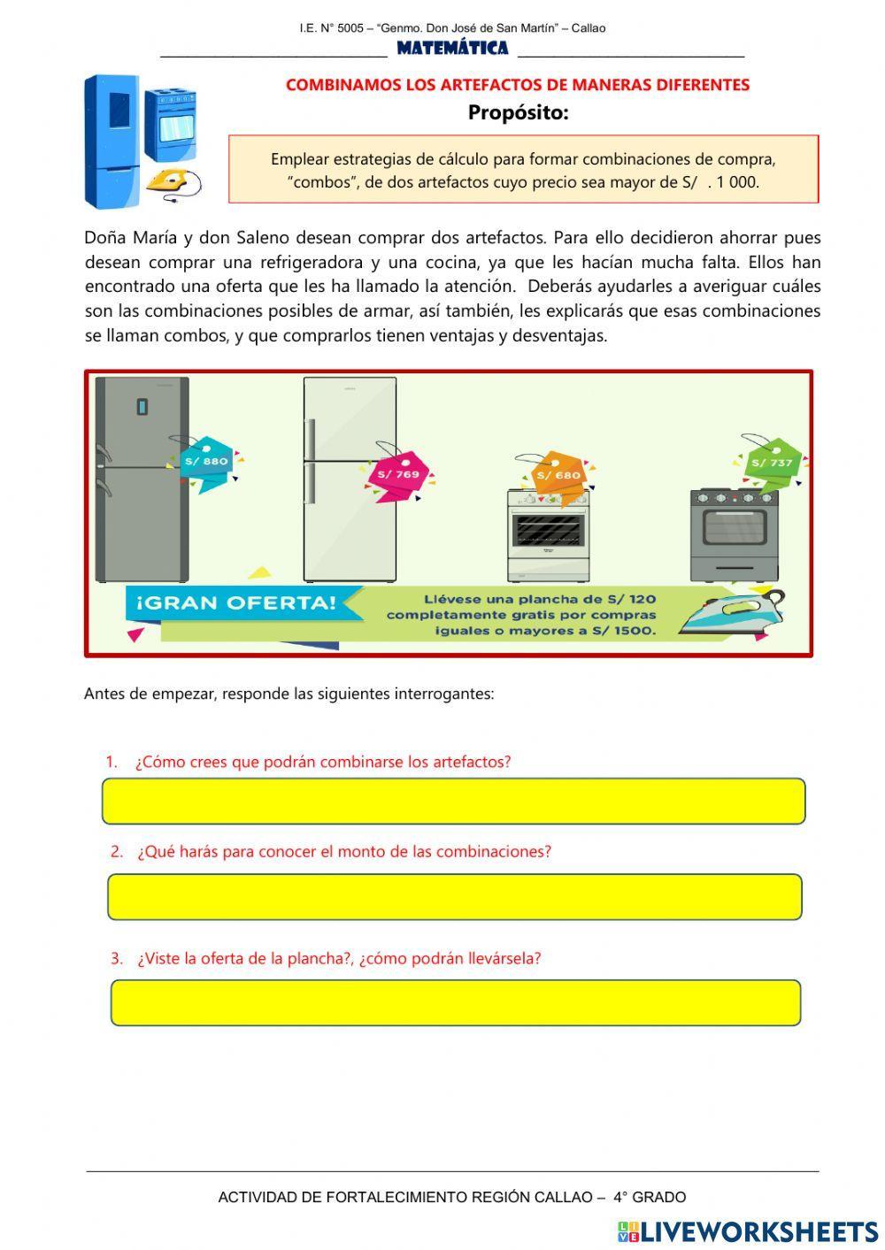 Combinamos productos