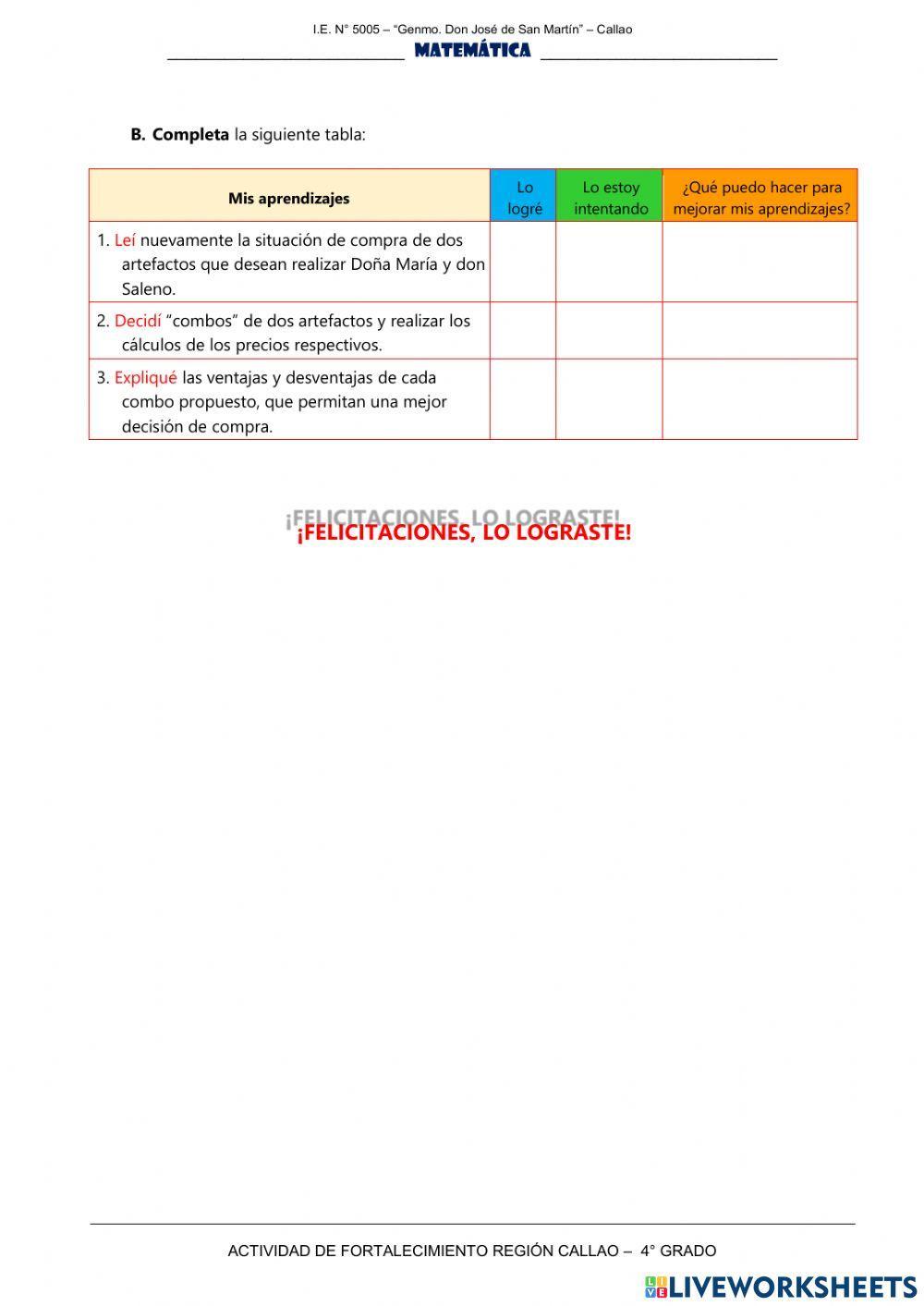 Combinamos productos