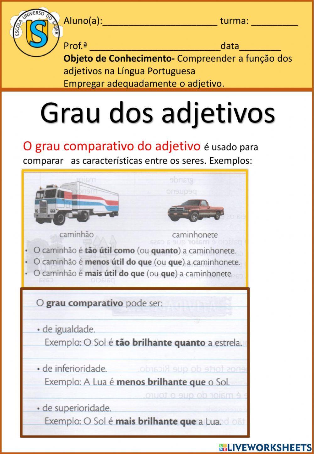 Atividade de português