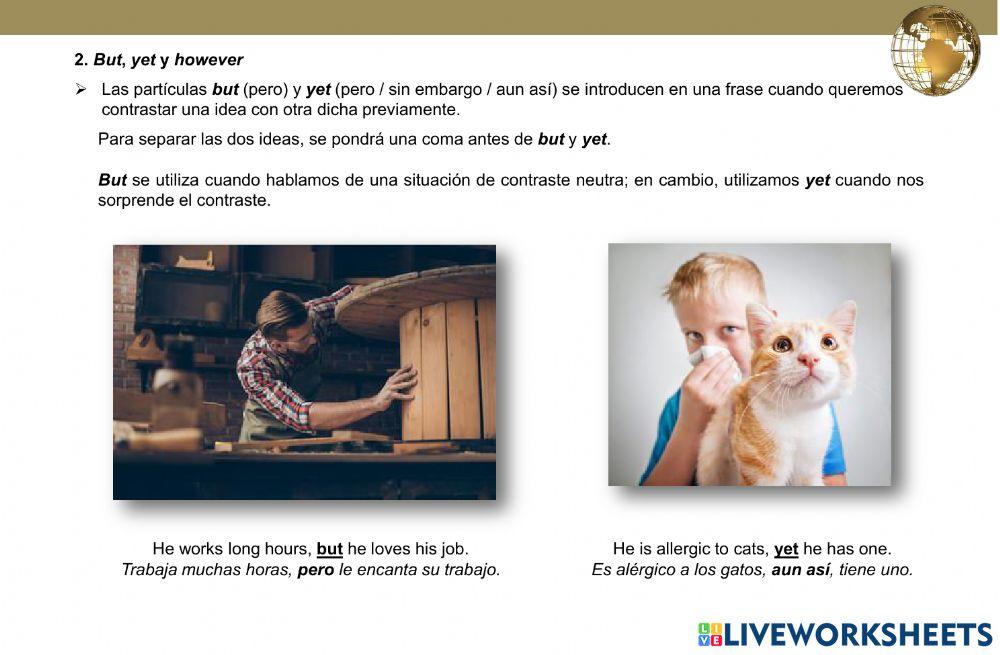 lesson Linking words of contrast