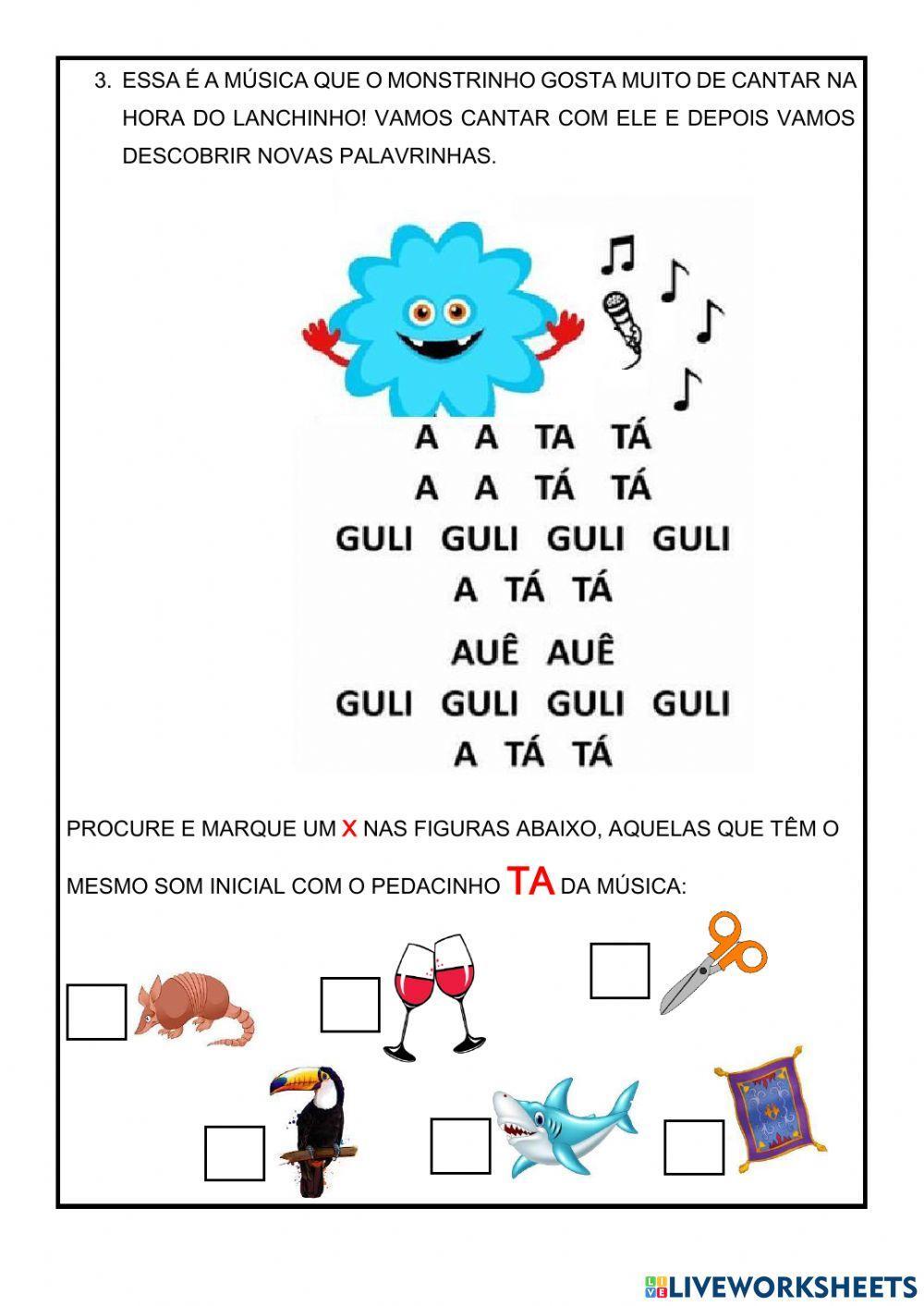 O dia em que um mostro veio a escola