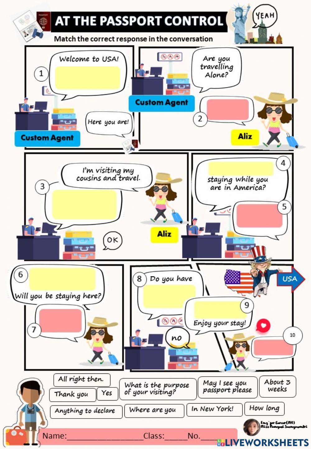 At the Passport Control