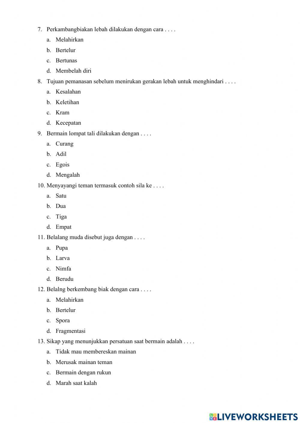 Pertumbuhan dan Perkembangan Mahlik Hidup