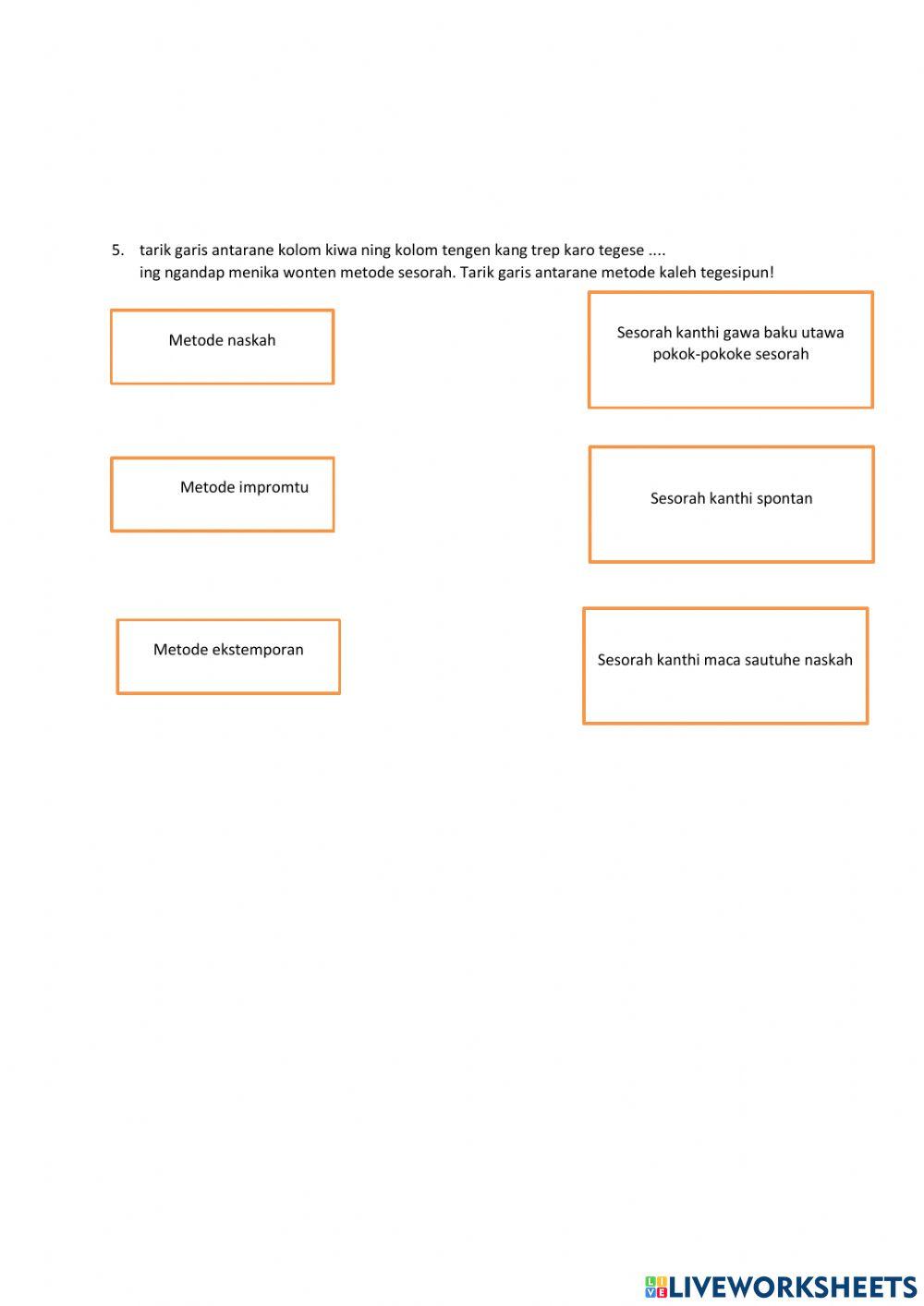 Wulanga 1 Kls XI Pocung sesorah