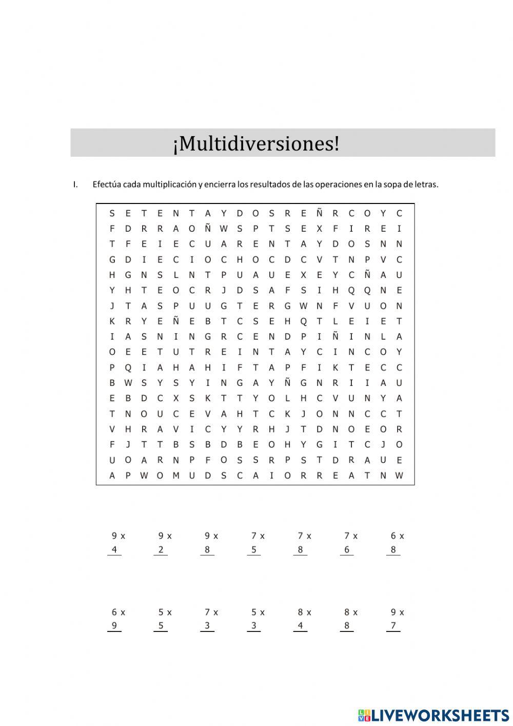 Multiplicacion