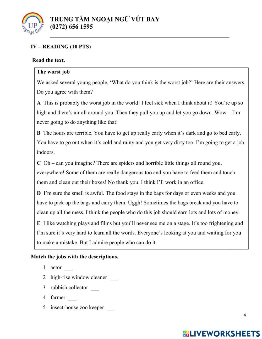 Solution elementary unit 7-10