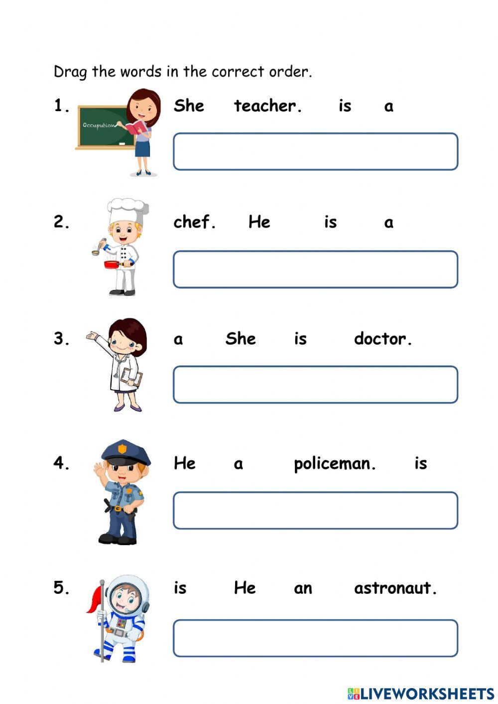 Occupations (He and She)