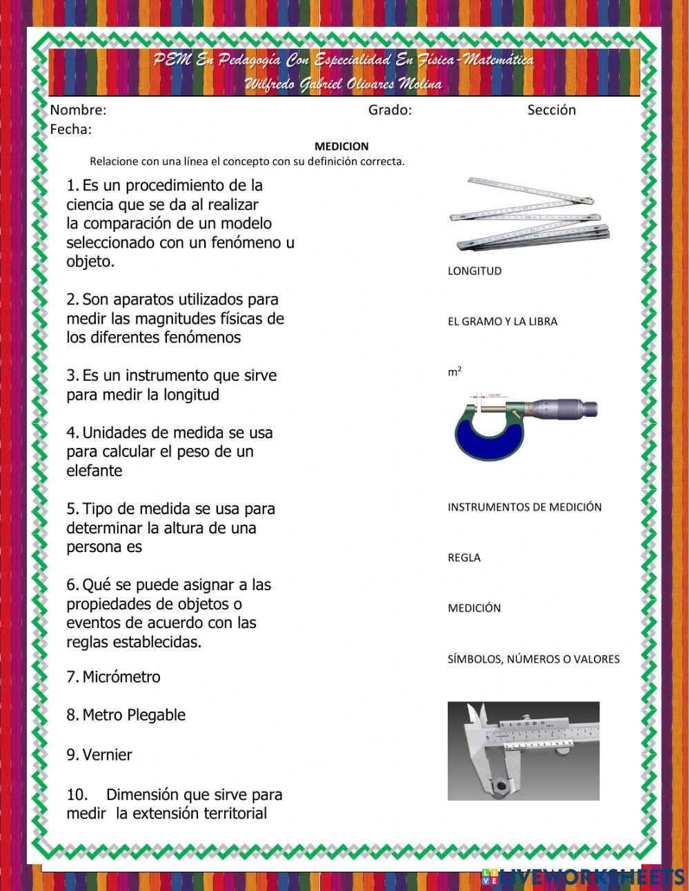 Medición Medición