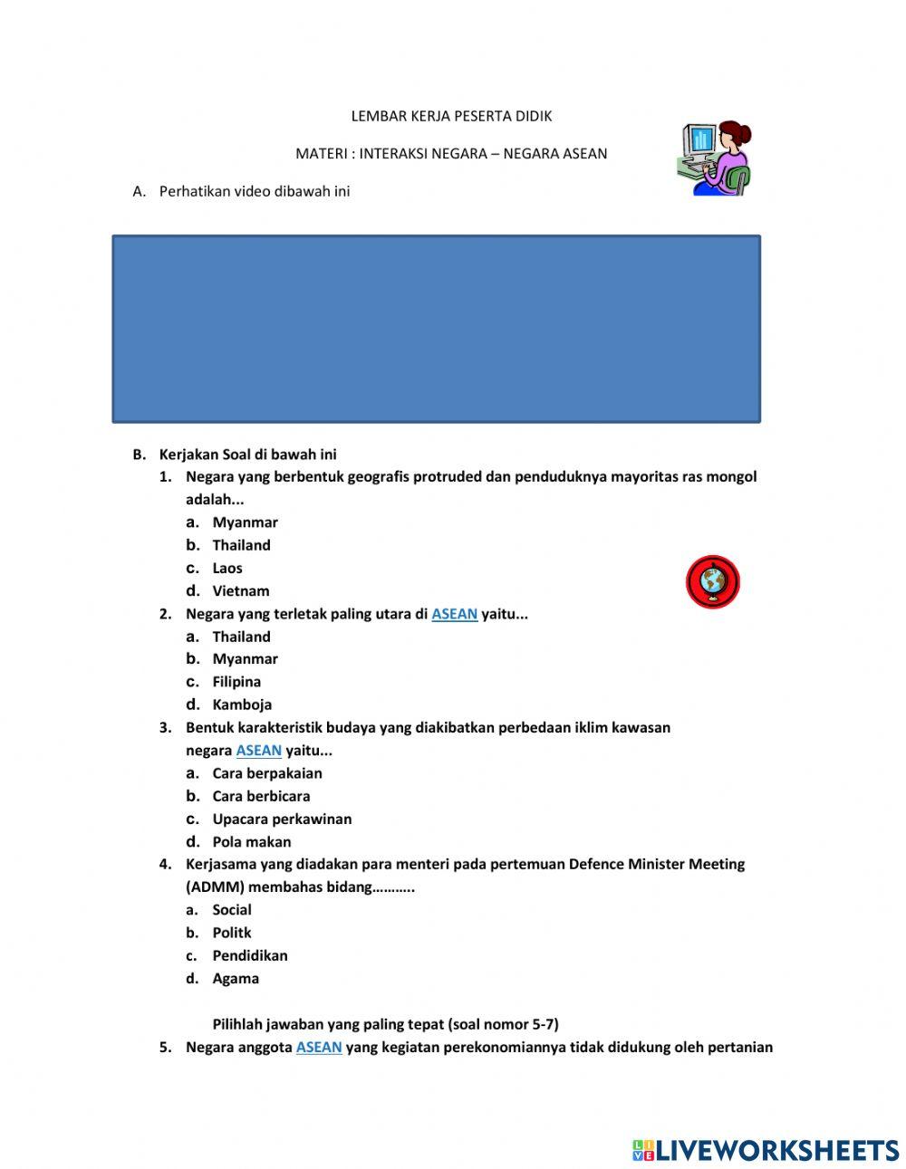 Interaksi Negara - Negara Asean