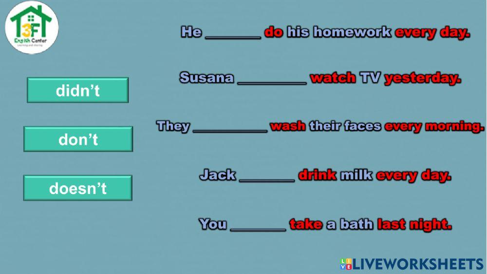 Review Past simple and Present simple