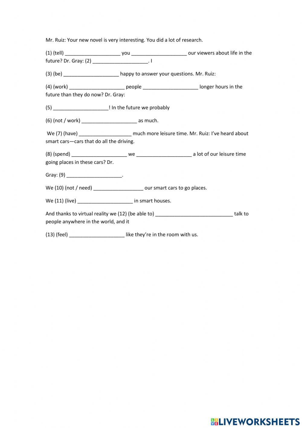 A vision of the future 