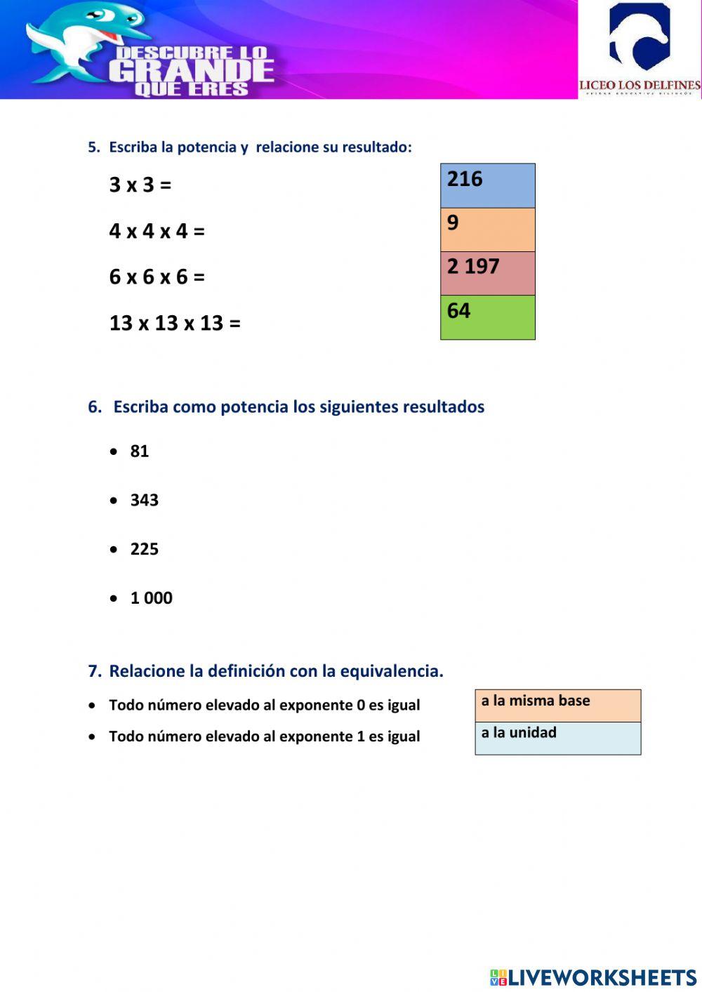 Evaluación de unidad