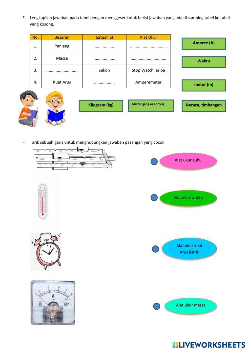 Kuis Penyelidikan IPA & Pengukuran