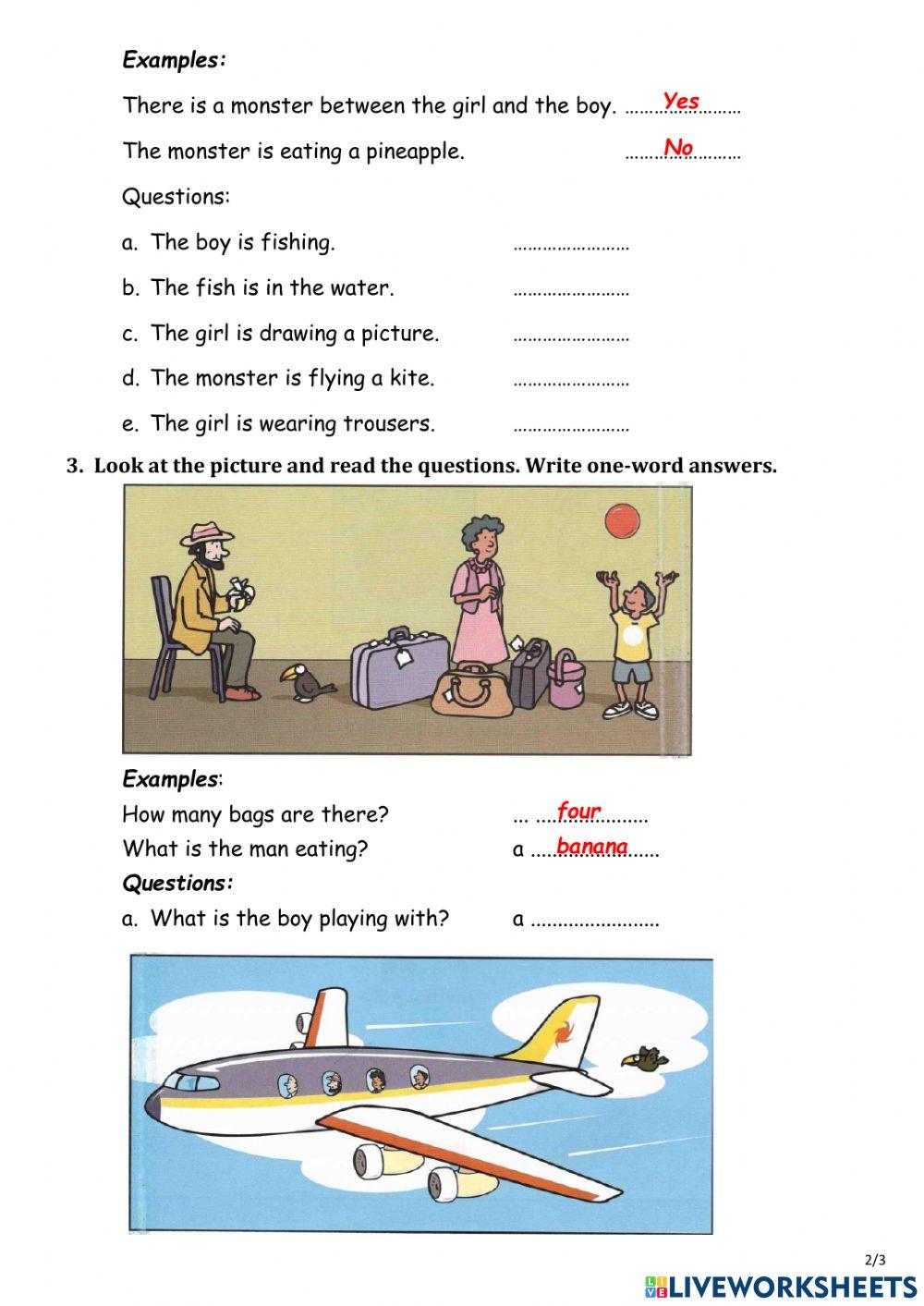 Weekend worksheet 3 - grade 4