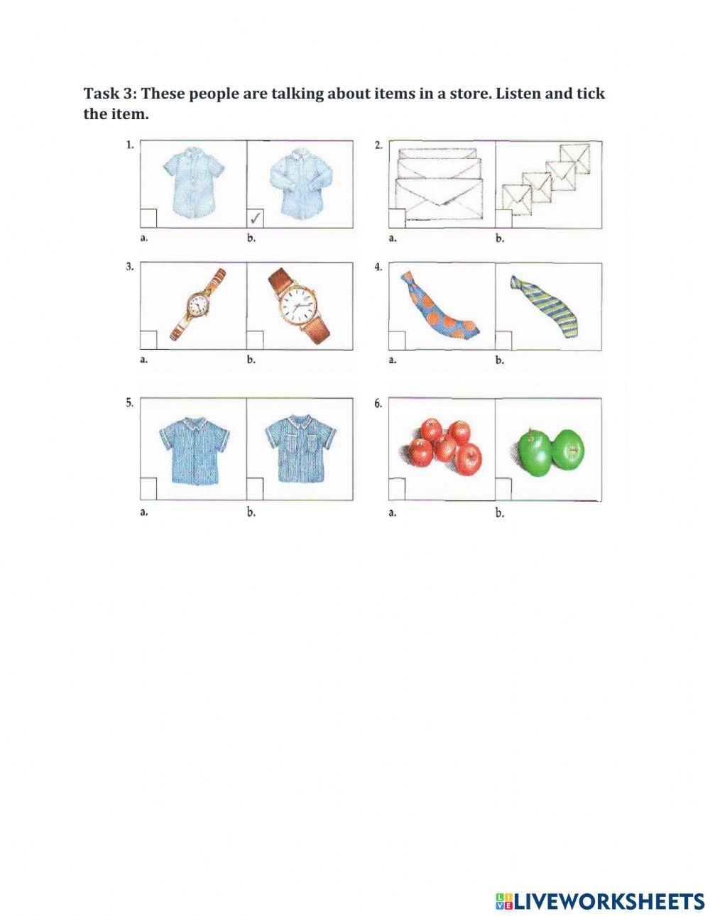 Shopping Conversation