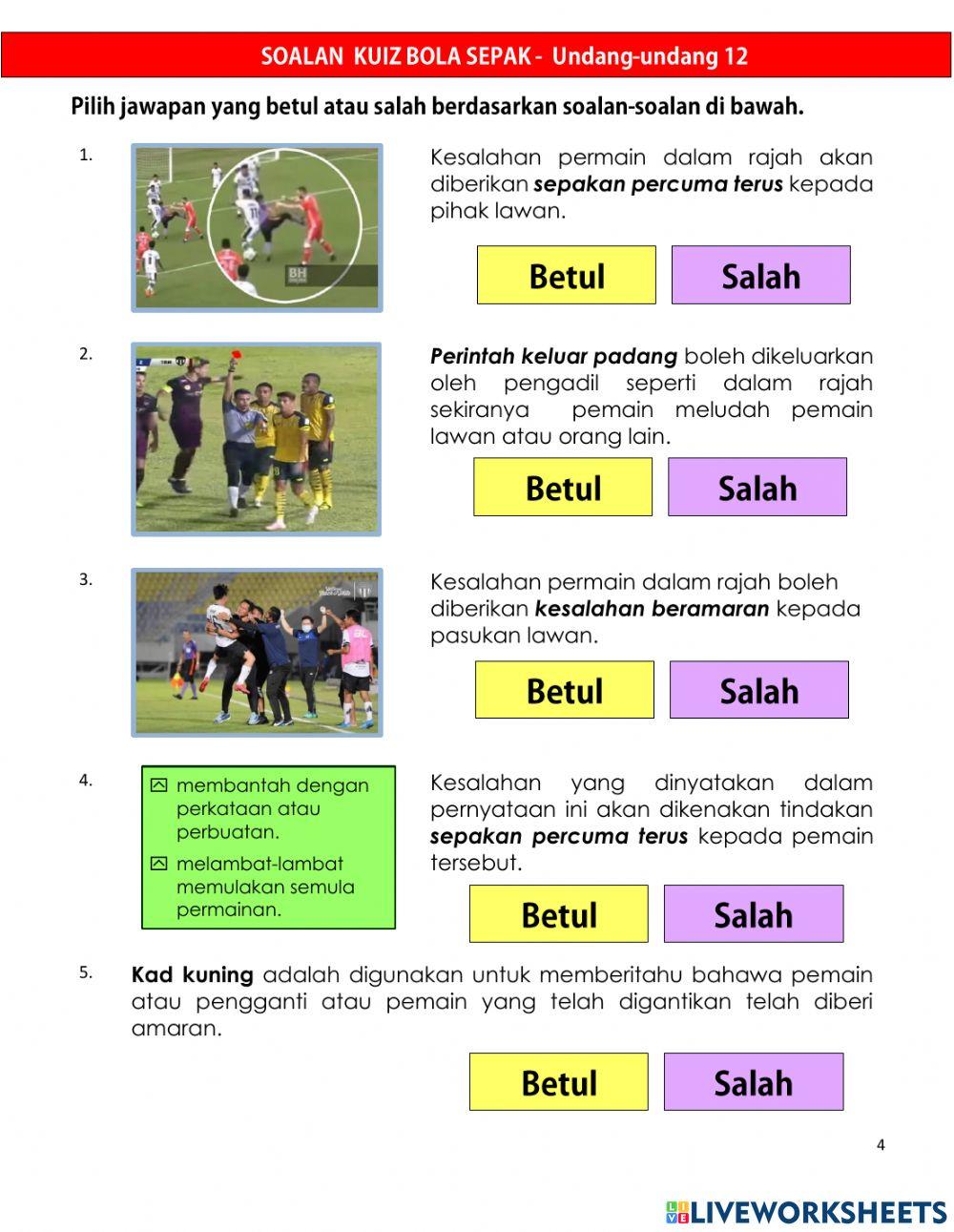 Sukan Bola Sepak