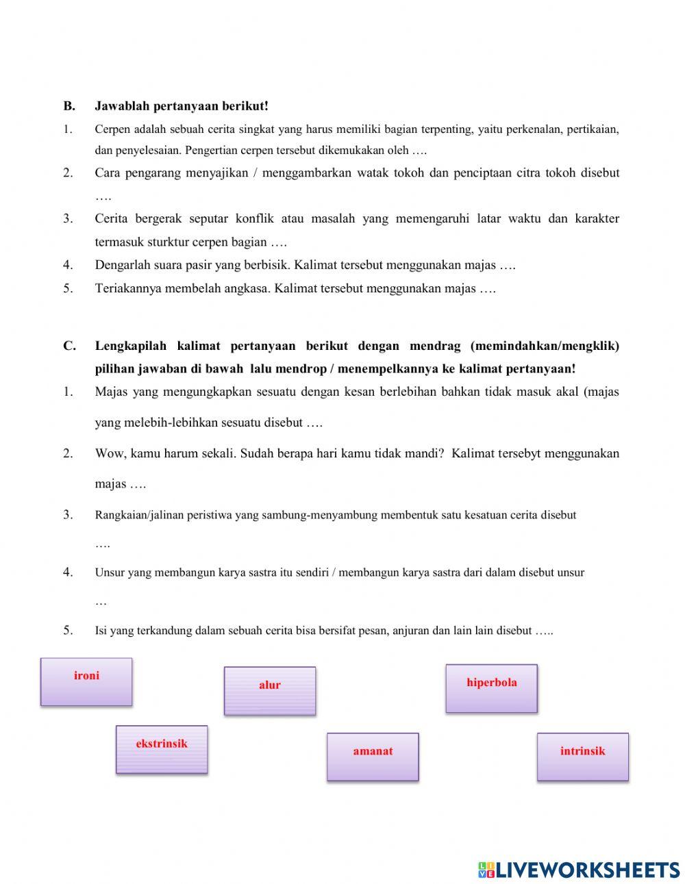Struktur dan Kebahasaan Cerpen