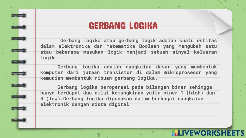 Gerbang Logika Dasar