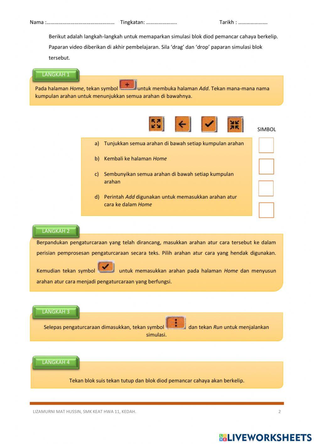 2.4.4 Simulasi litar