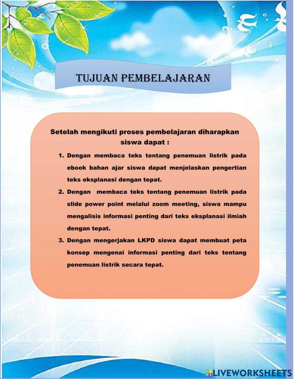 LKPD 1 Bahasa Indonesia
